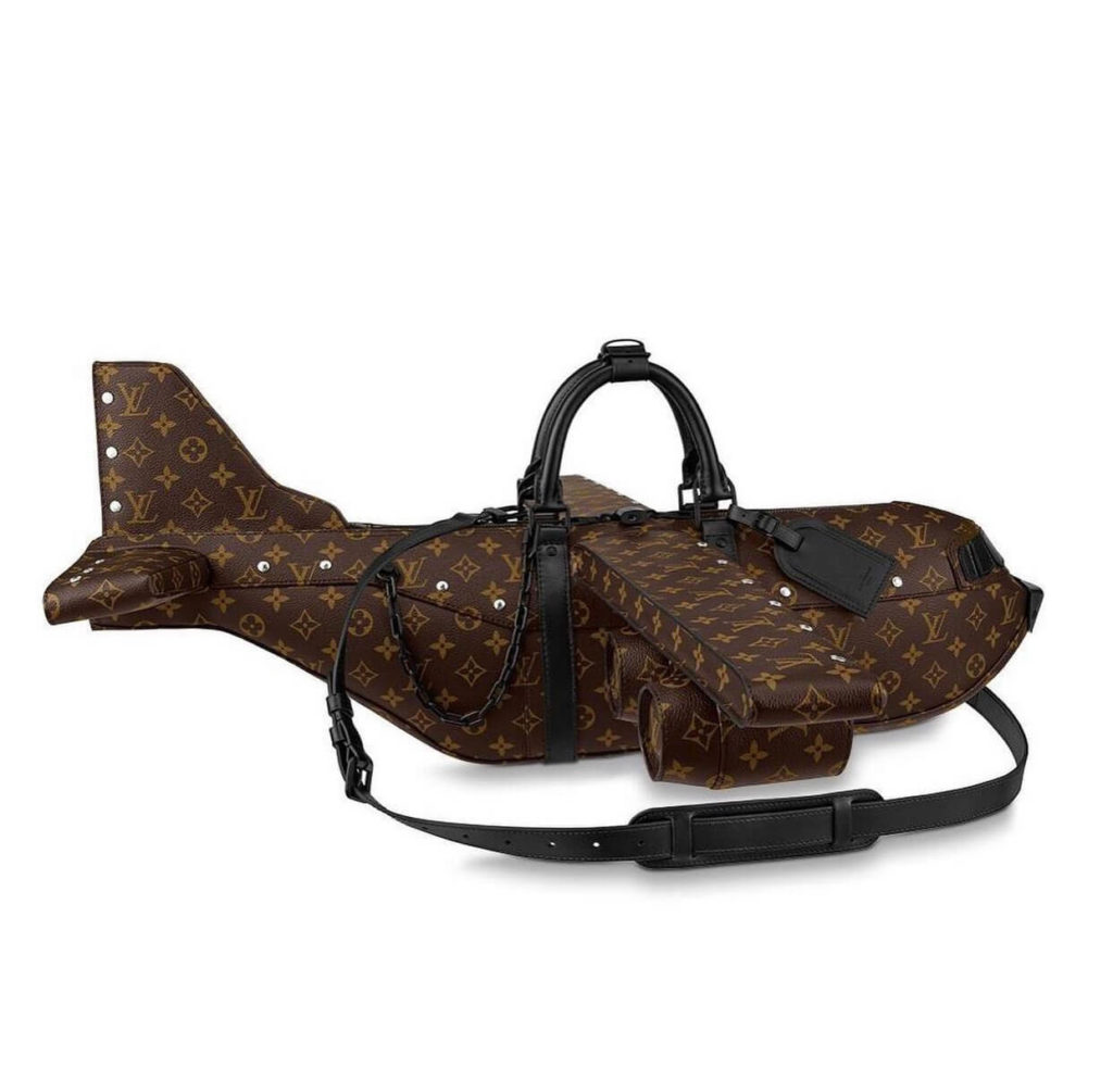 Louis Vuitton airplane bag virgil abloh