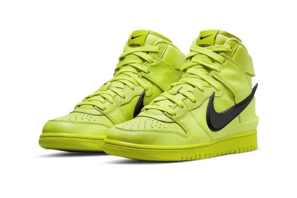 AMBUSH Nike Dunk High Flash Lime