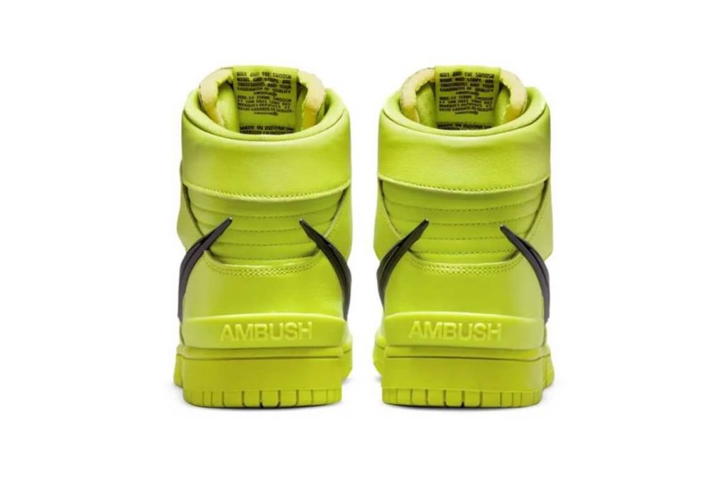 AMBUSH Nike Dunk High Flash Lime (3)