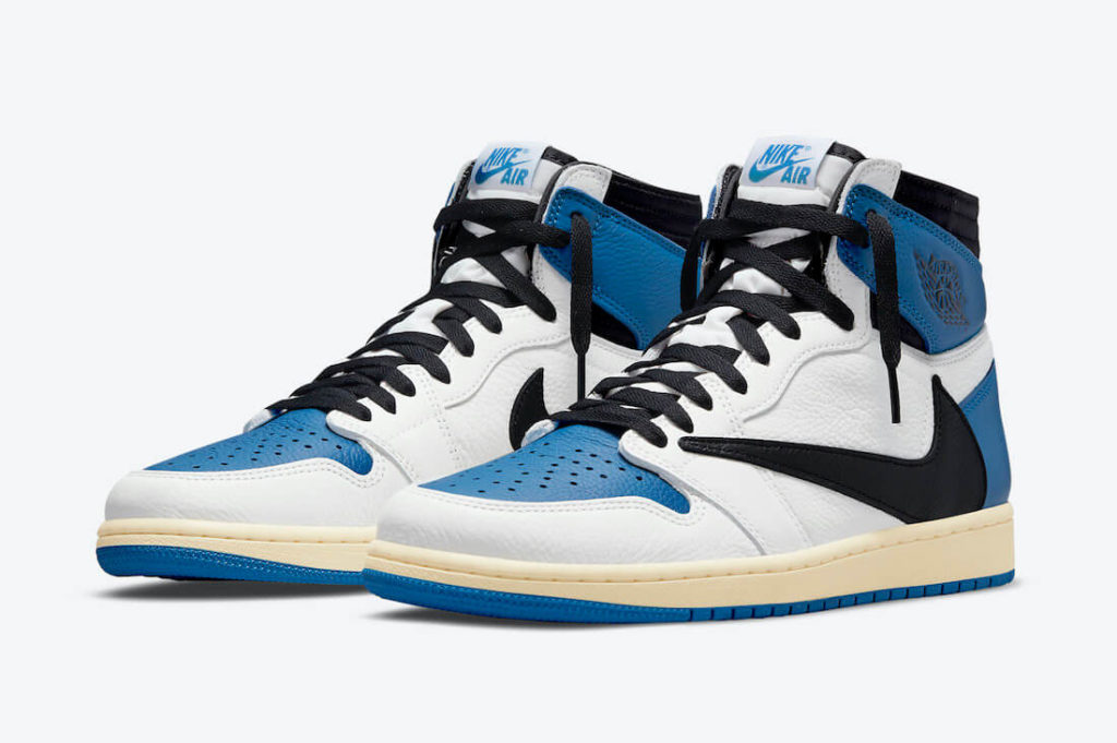 Travis Scott Fragment Air Jordan 1 Military Blue