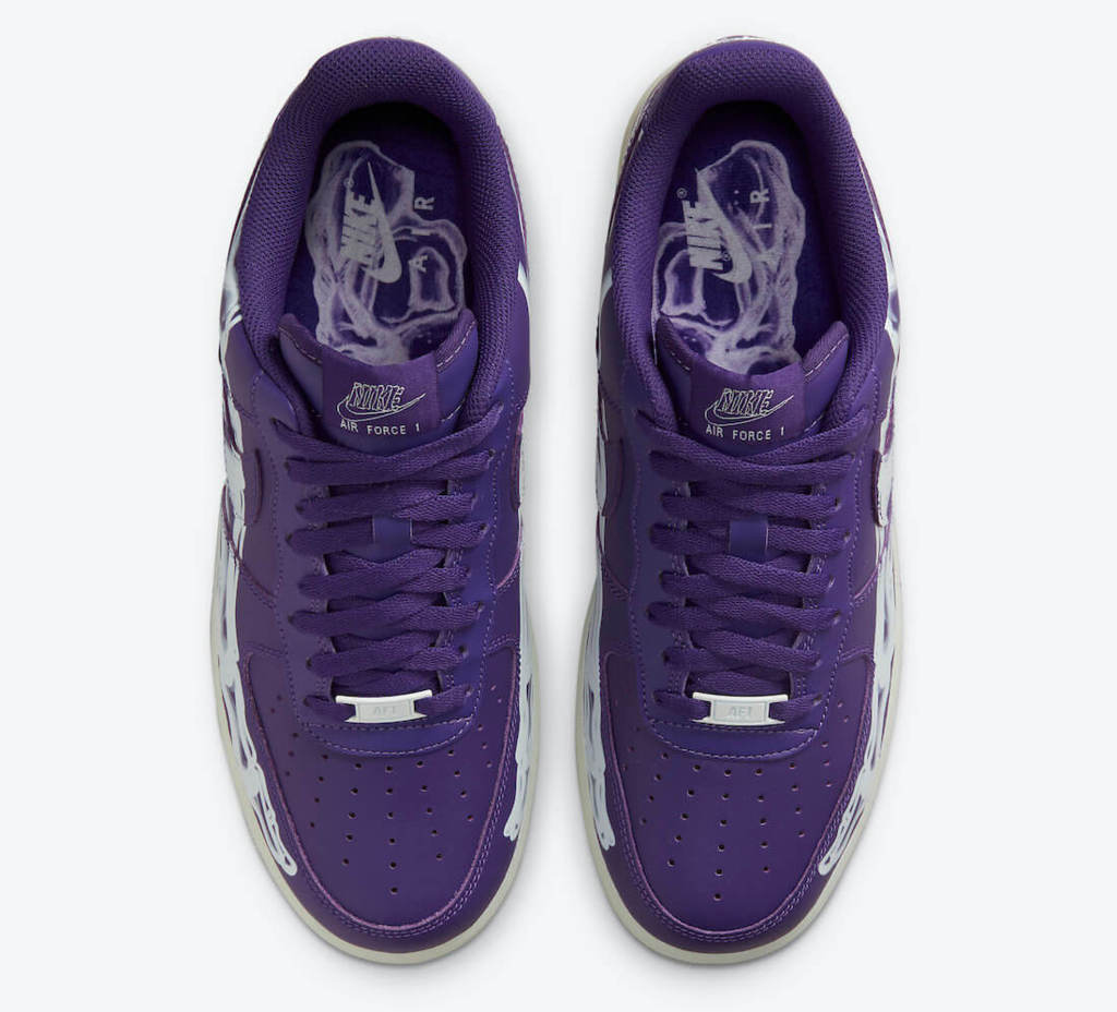 Nike Air Force 1 Purple Skeleton (2)