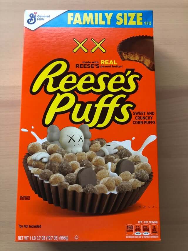 KAWS Reese's Puffs