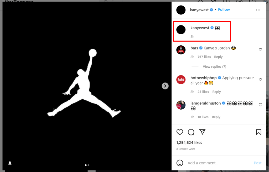 Kanye West Jordan Brand logo