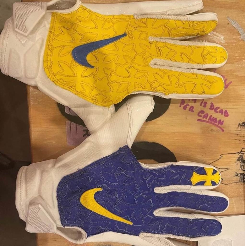 Odell Beckham Chrome Hearts Gloves