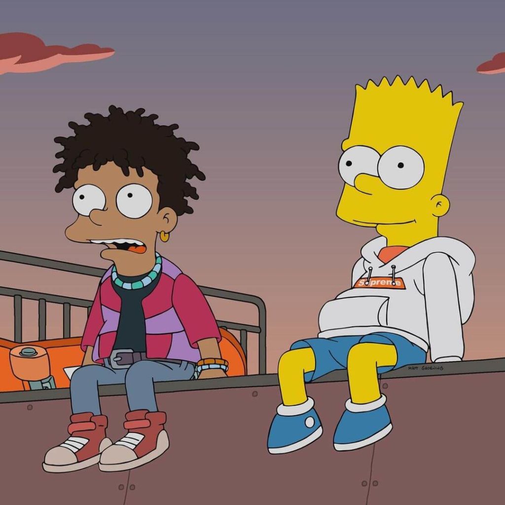 The Weeknd Simpsons character