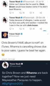 Old Trevor Noah Tweets Regarding Chris Brown and Rihanna Resurface ...