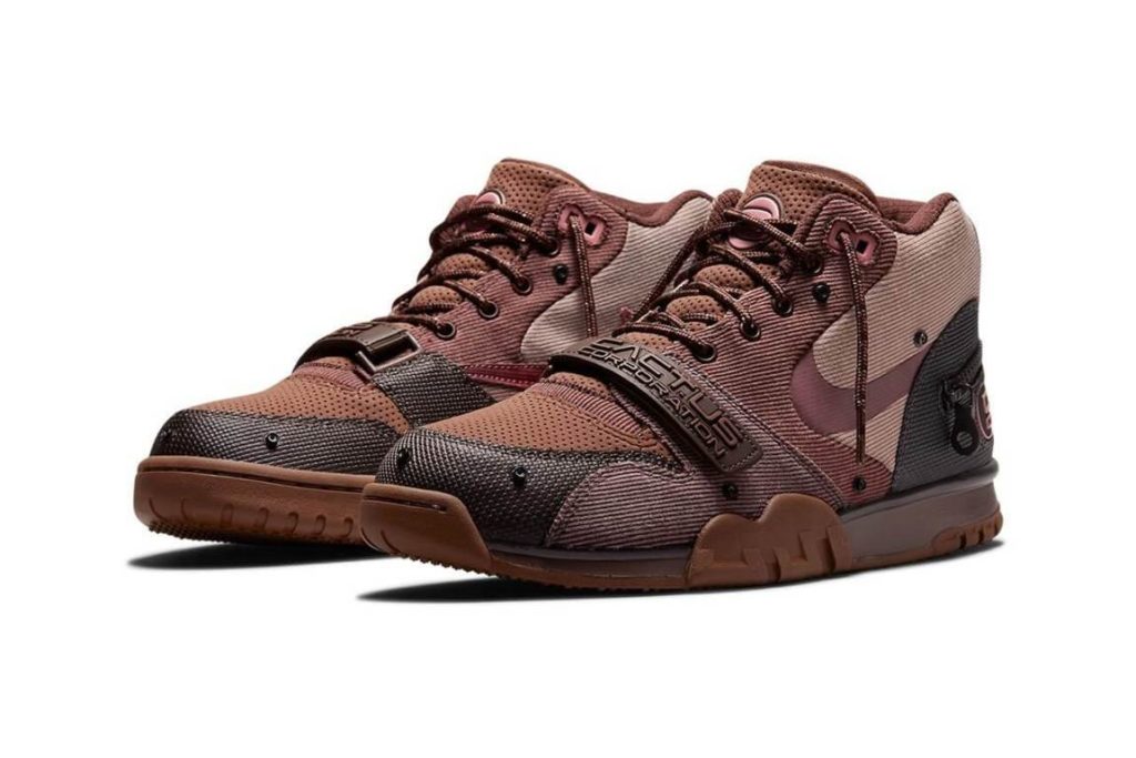 Travis Scott Nike Air Trainer 1 Archaeo Brown