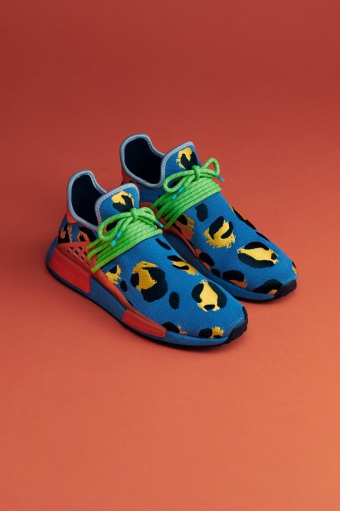 Pharrell adidas Hu NMD Animal Print Blue (2)