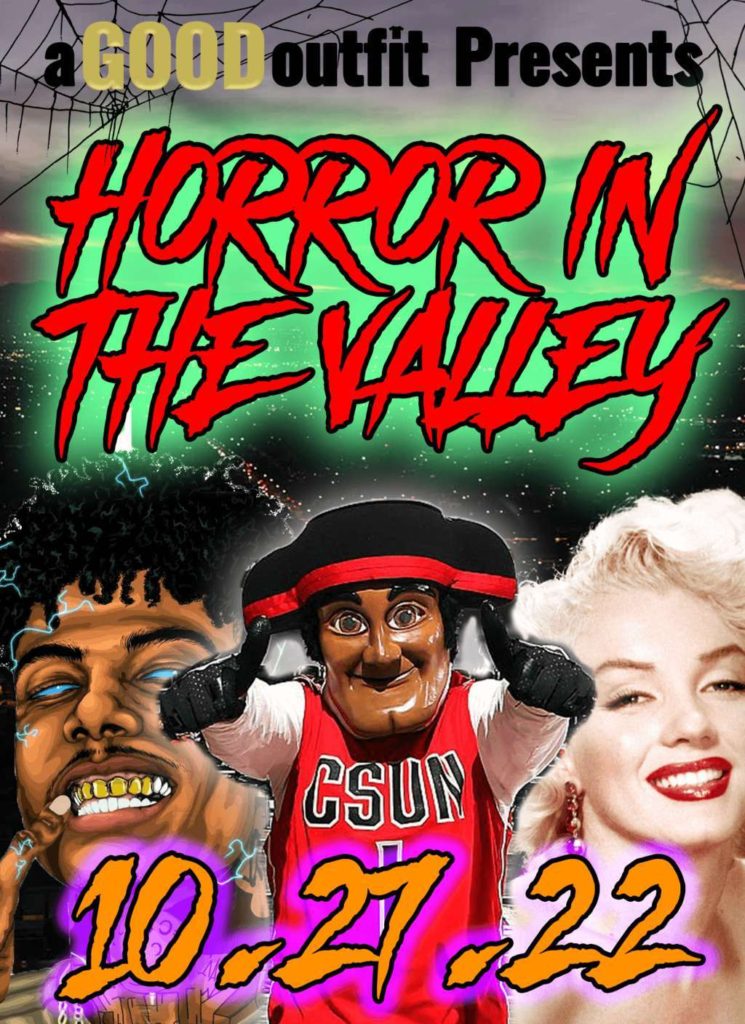 HORROR IN THE VALLEY flyer