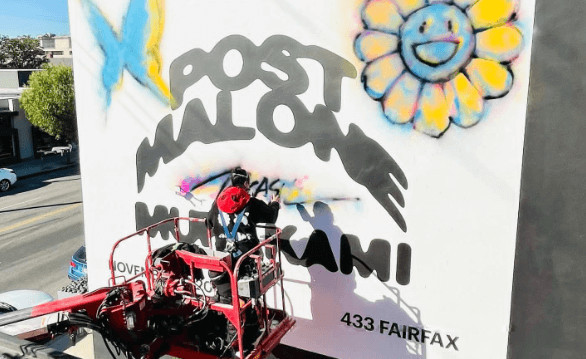 Post Malone & Takashi Murakami Collaborate on Vibrant Merchandise – WWD