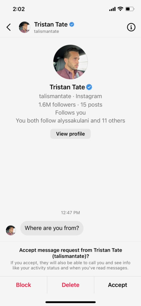 Tristan Tate @itslittlelianna