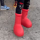 Big Red Boots the hood block