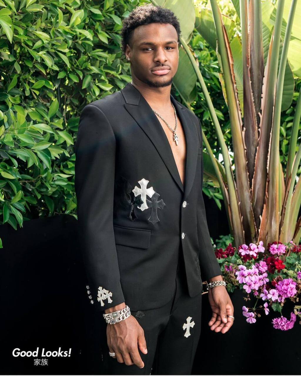 Bronny James Wore a Chrome Hearts Suit to Prom – aGOODoutfit