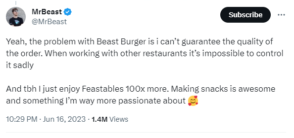 MrBeast Burger trends as Twitter roasts raw & uncooked food - Dexerto