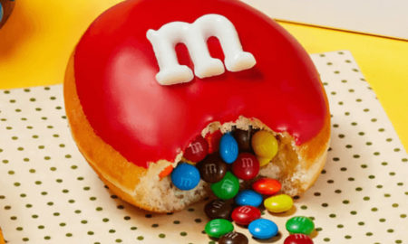 Krispy Kreme M&M Doughnuts