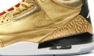 Gold Tinker Air Jordan 3s Spike Lee