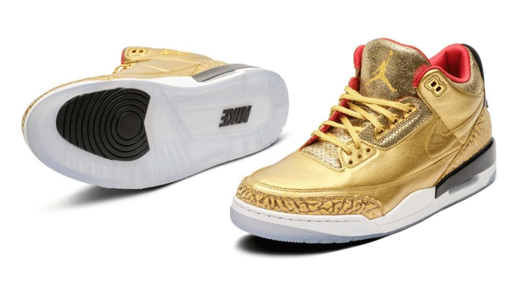 Spike Lee Gold Tinker Air Jordan 3