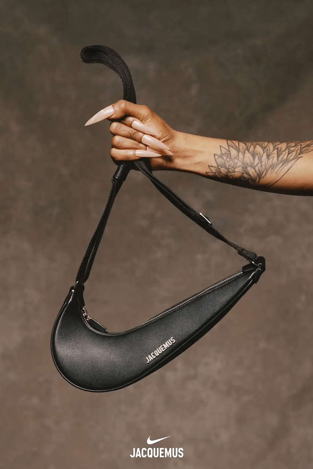 Jacquemus Nike Swoosh Bag Black