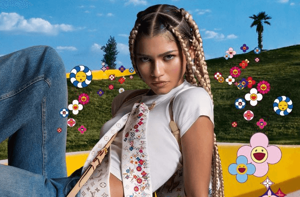 Zendaya Stars in the latest Louis Vuitton x Murakami Campaign